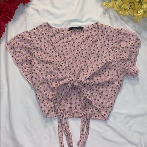 Adjustable multi use flower blouse from ZAFUL